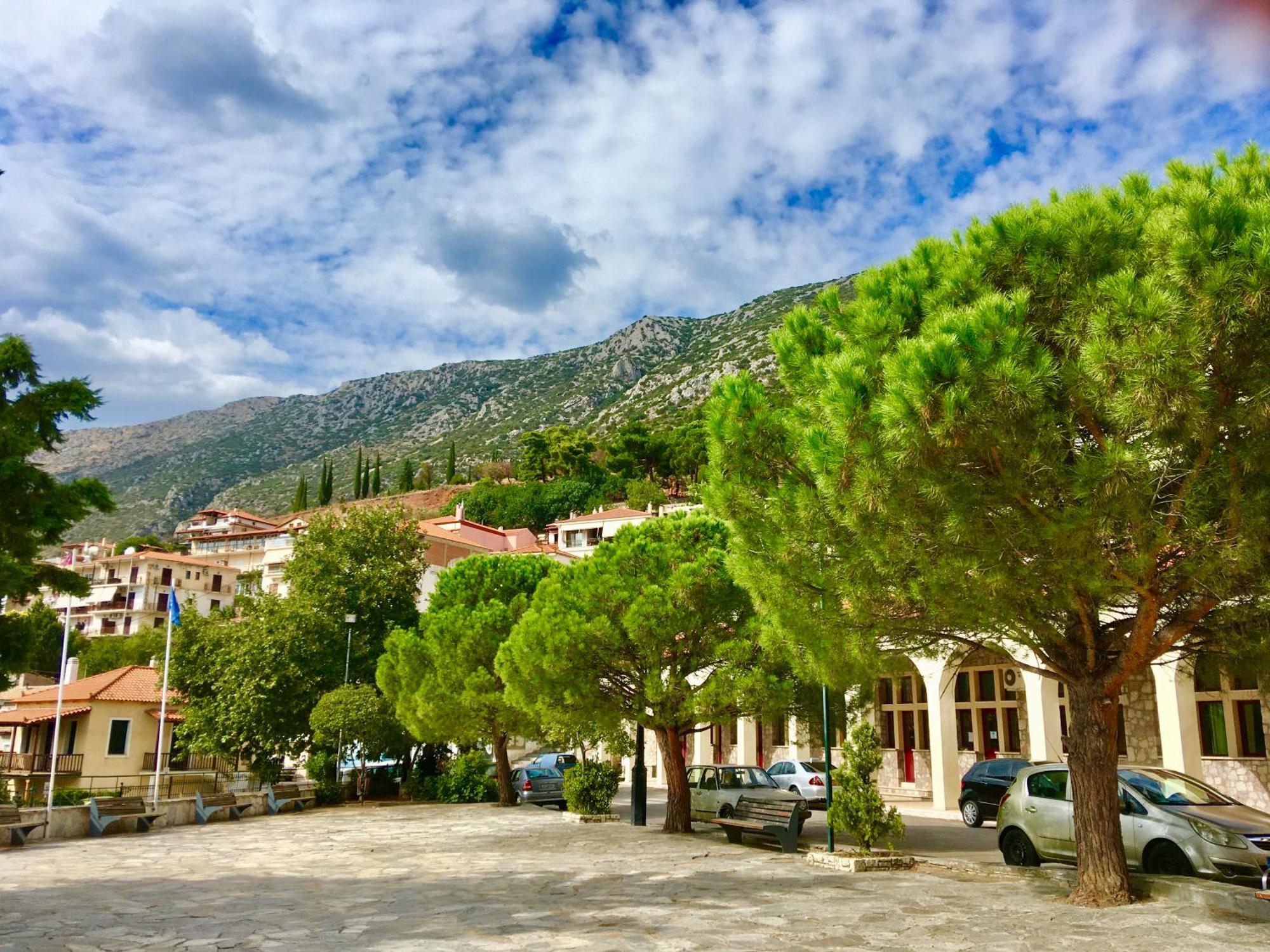 Delphi Celebrity V I P The Navel Of The Earth, Center-Delphi-Penthouse Galaxy&Sky Panoramic View, Harmony&Yoga Apartment Bagian luar foto