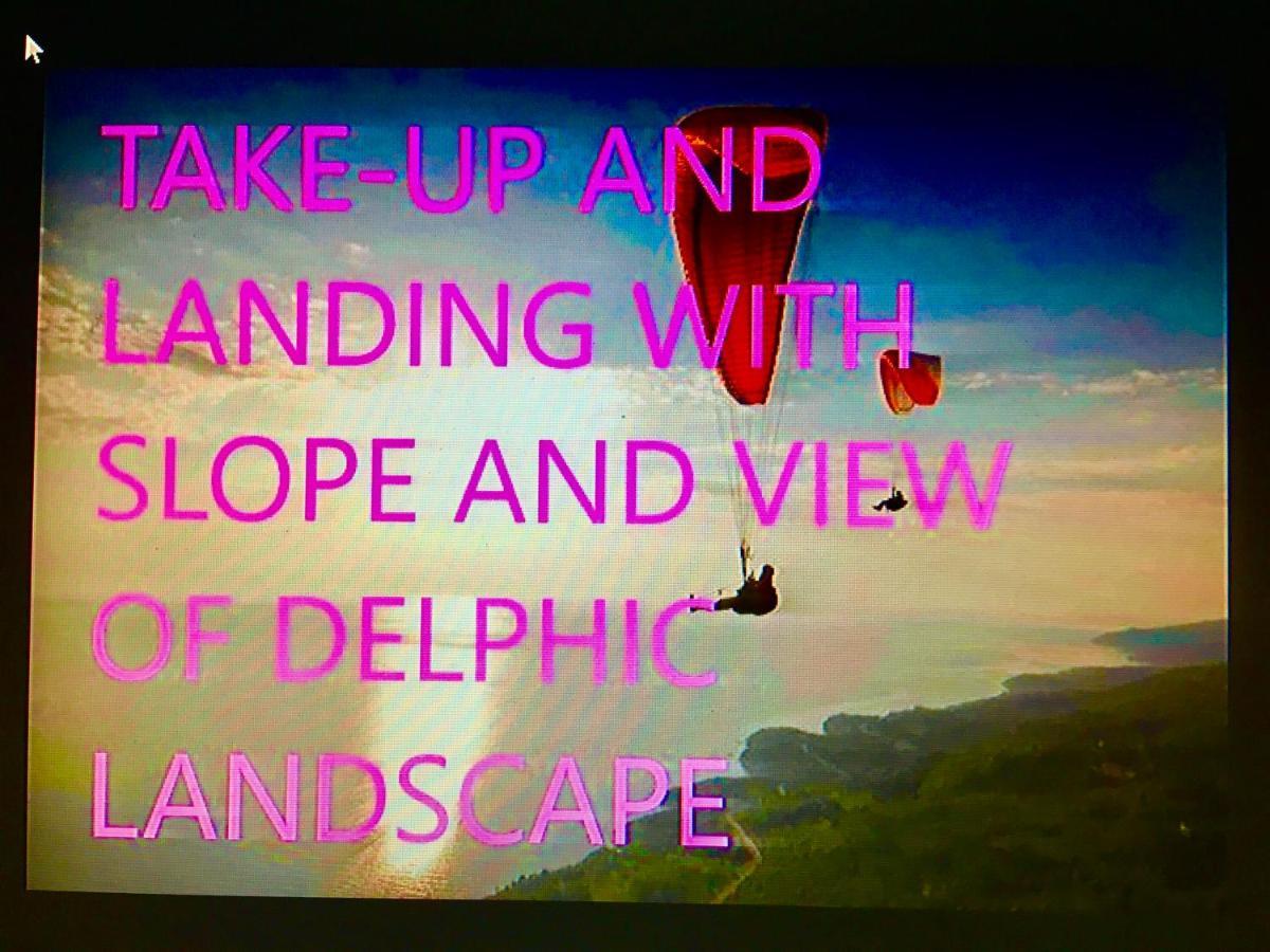 Delphi Celebrity V I P The Navel Of The Earth, Center-Delphi-Penthouse Galaxy&Sky Panoramic View, Harmony&Yoga Apartment Bagian luar foto